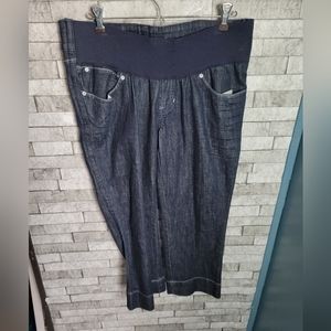 Ana NWT‎ Size Small Maternity crop pants below belly fit back support